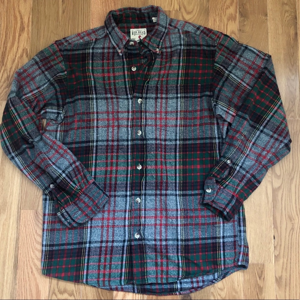 Red Head Co plaid flannel shirt